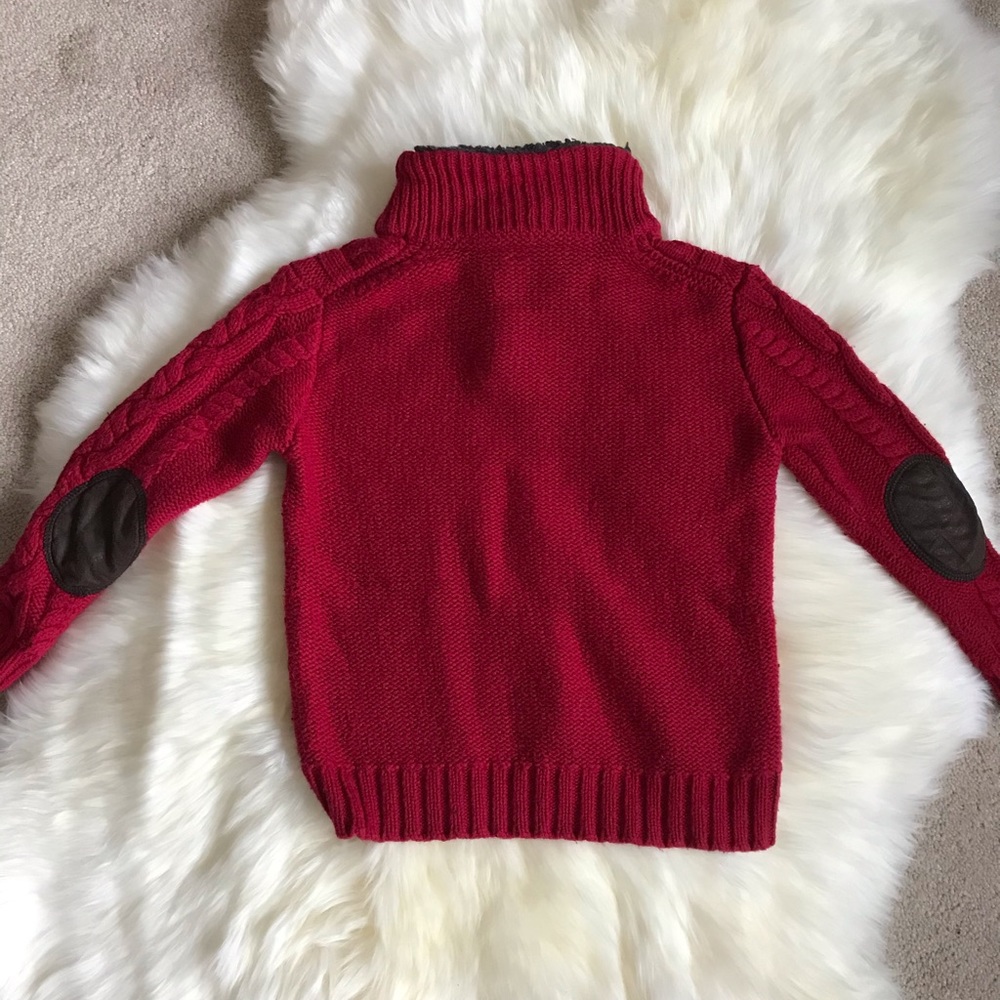 GAP Toddler Boy Red Knit Sweater - 5T - Picture 2 of 4
